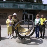 The National Solar Observatories visitor center: L-R Jack and Joe Sarandrea, Maria and Marian Juskov