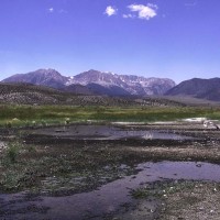 Scenic view at Mono Lake