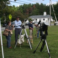 Skyscrapers tent at the Scituate Library Centennial