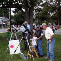 Skyscrapers tent at the Scituate Library Centennial