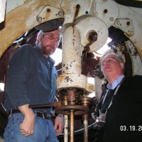 Bob Horton at the Hartness Turret Telescope