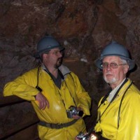 John Kocur and Ken Dore in Queen Mine, Bisbee Arizona