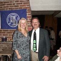 Sue and Steve Hubbard at Skyscrapers 75th Anniversary Banquet