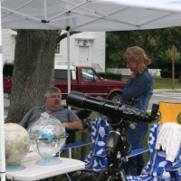 Skyscrapers tent at the Scituate Library Centennial