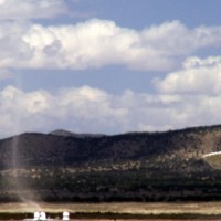 Dust devil at the VLA