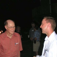 Dr. Robert Wilson and 2nd Vice President Ted Ferneza