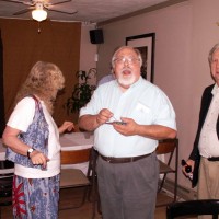 Francine Jackson, Dave Rose, and Frank Dubeau at Skyscrapers 75th Anniversaty Banquet