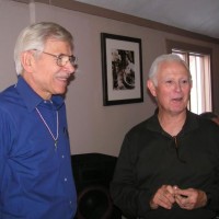 Tom Barbish and Jerry Jeffrey at Skyscrapers 75th Anniversary Banquet