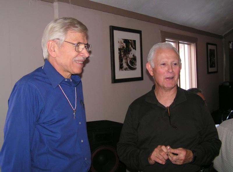 Tom Barbish and Jerry Jeffrey at Skyscrapers 75th Anniversary Banquet