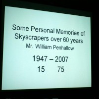 Bill Penhallow presentation at Skyscrapers 75th Anniversary Banquet