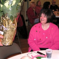 Janet Bessette at December 2007 Meeting & Holiday Party