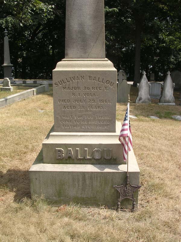 Sullivan Ballou grave