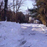 Seagrave Observatory after the blizzard of 2005