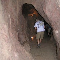 Exploring caves in Arizona