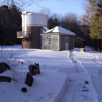 Seagrave Observatory after the blizzard of 2005