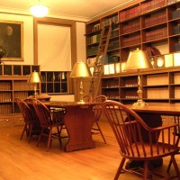 The library at Van Vleck Observatory