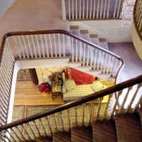 Stairway in the Hartness House Inn