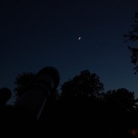 Venus, Moon, and Saturn