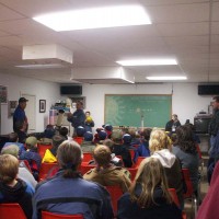 Scouts at Seagrave Observatory