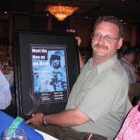 Member Steve Hubbard also wins a signed item from Astronaut Bean