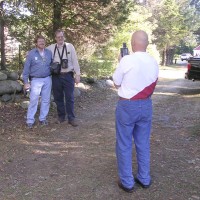 Story gives a helping hand taking a photograph of some of the guests at AstroAssembly!