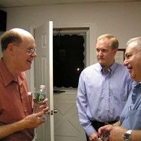 Dr. Robert Wilson, Gerald Kimber-White, and Joe Sarandrea