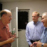 Dr. Robert Wilson, Gerald Kimber-White, and Joe Sarandrea