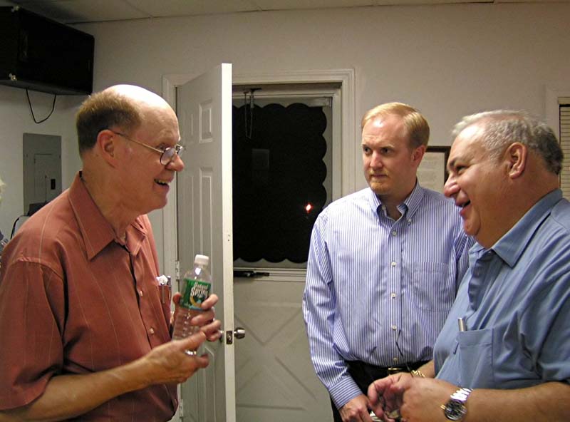 Dr. Robert Wilson, Gerald Kimber-White, and Joe Sarandrea
