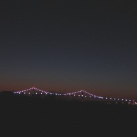 Mercury & Venus over Mount Hope Bridge