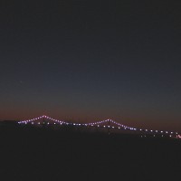 Mercury & Venus over Mount Hope Bridge