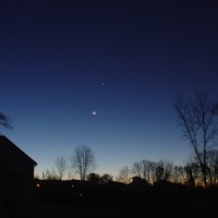 Moon, Venus & Jupiter