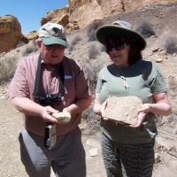 Glenn Jackson and Louise Barbish at Chaco Canyon