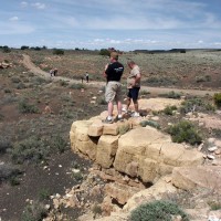 Wupatki ruins at Box Canyon