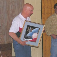 Story Musgrave was presented with a token of thanks