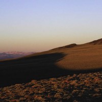 Dramatic sunset view at White Mountain