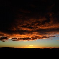 New Mexico sunet from General Nathan Twining Observatory
