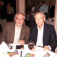 Steve Siok and his father Chet Siok at Skyscrapers 75th Anniversary Banquet