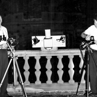 John Hopf taking meteor photos in 1958