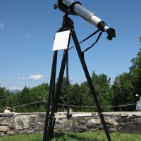 Dick Parker's refractor on Breezy Hill at Stellafane 2009