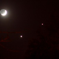 Jupiter & Venus & Moon