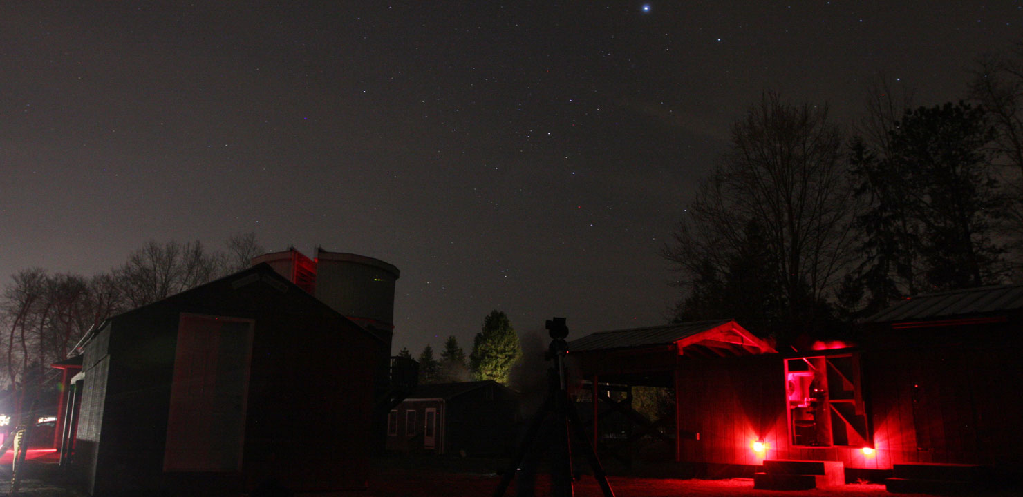 Three Planet Night & a Northern Comet