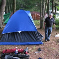 Glenn Jackson camping at Stellafane 2009