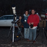 Lunar eclipse at Tasca Field