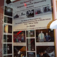 Skyscrapers display at Chepachet Public Library