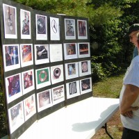 Al Hall and Dick Parker presented this display with their telescopes