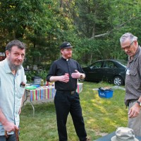 Ed Turco, Doug McGonagle, and Gerry Dyck at July 2008 Cookout