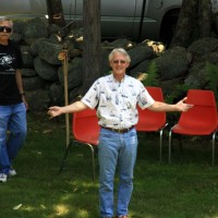 Tom Barbish and Jim Crawford at Summer Cookout 2009
