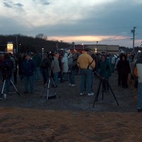 Lunar eclipse at Tasca Field