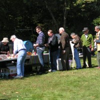 The chow line at AstroAssembly 2008