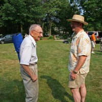 Chet Siok and Steve Hubbard at July 2008 Cookout